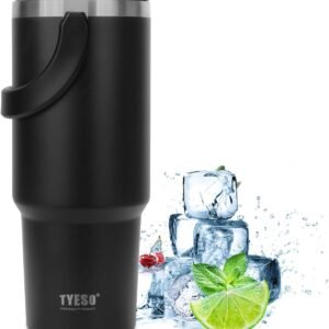 TYESO CUP 900ml - كوب سفر معزول TYESO بسعة 900 مل (Black - اسود)