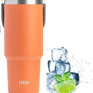 TYESO CUP 900ml - كوب سفر معزول TYESO بسعة 900 مل (Orange - برتقالي)